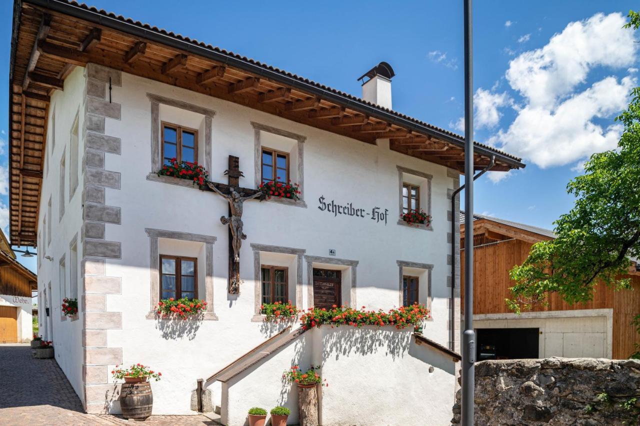Ferienwohnung Schreiberhof Charme Lajen Exterior foto